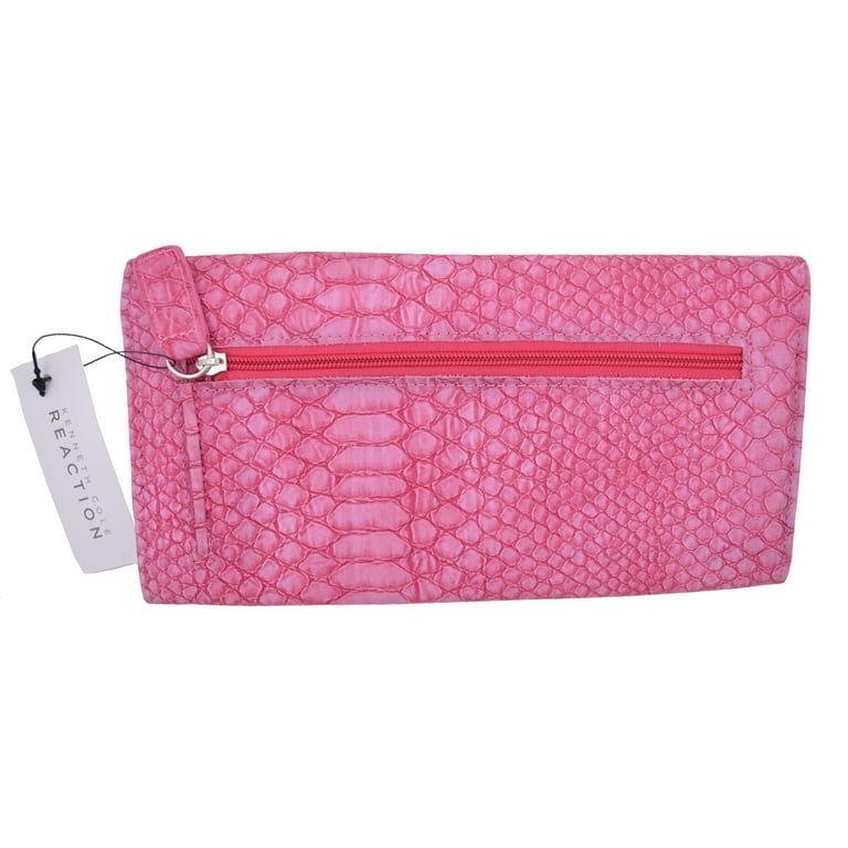 Kenneth Cole Reaction Women's Snake Print Tri-fold Snap Clutch