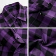 thumbnail image 2 of Flannel Fall Shirts for Women Casual Plaid Tops Long Sleeve Button Down Shirts, 2 of 8