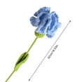 thumbnail image 4 of Clavel Ganchillo Punto Terminado para Cumpleaños Boda () Azul, 4 of 8