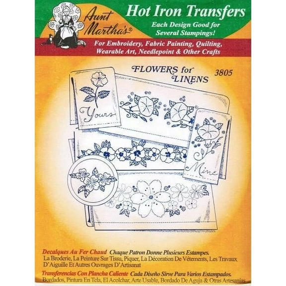 Aunt Martha's 7.00" X 5.50" X 0.10" Hot Iron Transfer Paper