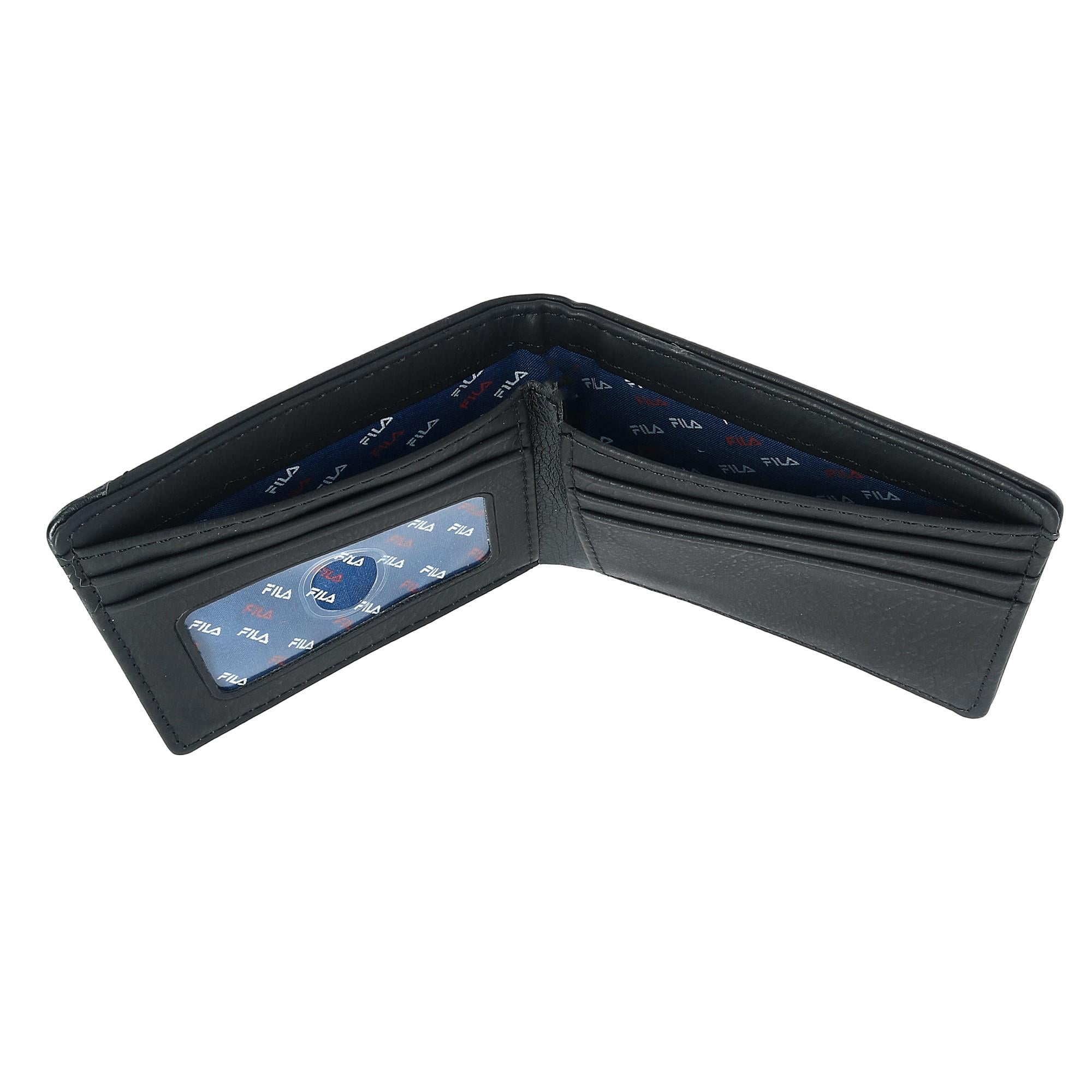 Fila Men's Bifold Wallet with Diagonal Stripe Design Walmart Canada
