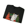 thumbnail image 3 of Basketball Christmas Tree Sweatshirt, Gift for Basketball Lover, 3 of 4