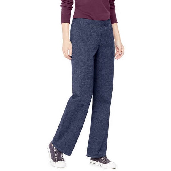 Women's Fleece Sweatpants Large Navy Heather