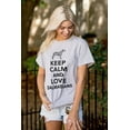 thumbnail image 5 of Keep Calm Love Dalmatians Dog Joke Men's Graphic T Shirt Tees Brisco Brands M, 5 of 6