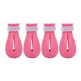 thumbnail image 1 of 4 Uds. Zapatos antiarañazos para gatos, botas para mascotas, Protector de cubierta de garra de baño (rosa 2) Likrtyny Para estrenar, 1 of 8