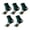 Green, variant on Gsakboxl Ankle Socks 5 Pairs Men’s Color Block Mid Calf Athletic Socks Contrast Stitching Sweat Warming Crew Socks Breathable Sweat Wicking Sport Socks for Basketball Running Spring Autumn