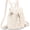 White, variant on Woven Straw Backpack for Women - Cute Handwoven Boho Shoulder Bag Trendy Daypack Travel Beach Vacation Summer Purse