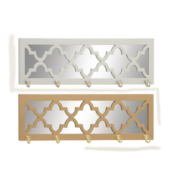 Stunning Wood Mirror Wall Hook Assorted 2