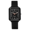 thumbnail image 3 of Resicozy Women's Silicone Watches Quartz Classic Silicone Strap Wrist Watches Water Resistance and Lightweight Watches Black, 3 of 3