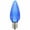 Blue, variant on Vickerman C9 LED Yellow Faceted Replacement Bulb, bag of 25