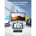 thumbnail image 3 of Lemorele USB 3.0 Switch, 2 PCs to Share Multiple Devices, 2-in 5-out KVM Switch, One-button Switching, USB 3.0 Sharing Switcher Hub for Windows/Mac/Linux/Android,Plug & Play, 3 of 9