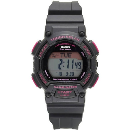 Men's Solar 120-Lap Runner's Watch, Black