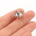 thumbnail image 3 of UPOUART 50Pcs Metal Flower Bead Caps for DIY Jewelry Making Silver Spacer Beads Accessories, 3 of 8