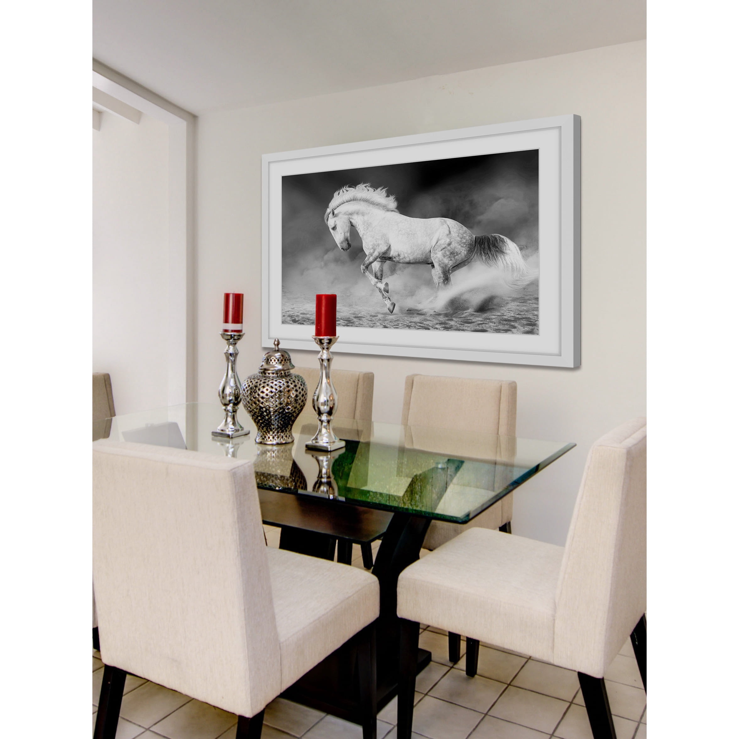 Marmont Hill "Bucking Bronco" Framed Painting Print
