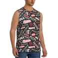 thumbnail image 2 of Disketp Various Languages Mother Sleeveless Tshirts For Men, Muscle Shirts For Men Dry Fit Tank Top-X-Large, 2 of 8