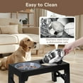 thumbnail image 5 of Elevated Dog Bowls, DomiPet Stainless Steel Bowl for Small Medium Large Dogs and Pets 5 Adjustable Height with Non-Slip Feet, 5 of 8