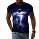 thumbnail image 3 of Camiseta con estampado 3D de Michael Jackson para hombre, camisa de cuello redondo de manga corta, ropa de calle Harajuku de gran tamaño, camisetas para niños, 3 of 3