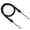Black, variant on Gustavedesign 2Pcs Curtain Tieback Rope 27" Nylon Cord Curtain Tie Backs Holdbacks with 2 Metal Screw Hooks, Gold