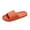 Orange, variant on Couples Women Slippers Home Non Slip Breathable Soft Sole Sandals Simple Classic Shower Room Slides Fashion Home Comfortable Flat Shoes Red Size 8