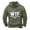 Army Green, variant on CFLVAEK Where's the Fish Hoodies for Men Big and Tall Long Sleeve Hooded Pullover Tops Casual Loose Drawstring Hoodie Sweatshirts with Pocket Army Green XXL