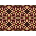 thumbnail image 1 of Ahgly Company Indoor Rectangle Patterned Deep Red Area Rugs, 7' x 10', 1 of 6