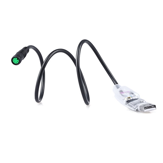 Cable de programa Irfora Ebike Cable de programación USB Motor de bicicleta eléctrica Reemplazo de cable programado para Bafang BBS01 BBS02 BBS03 BBSHD Motor de accionamiento medio Irfora Cable de programa