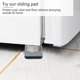 thumbnail image 3 of 16pcs Furniture Sliders 40mm Furniture Leg Protectors With Screws Square Chair Leg Protectors Furni, 3 of 5
