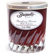Braswells, Preserve Strawberry, 13 Ounce