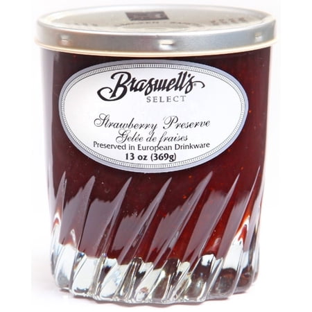 Braswells, Preserve Strawberry, 13 Ounce