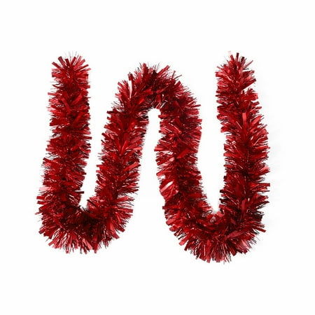 

Garlands Christmas Tree Decorations. Thick Thin Metallic Streamers Xmas Garland Holiday Christmas Decorations Home Indoor Outdoor Party Supplies 4 Pack