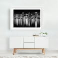 thumbnail image 2 of The Miami Skyline B&W - Miami Florida Photography White Framed Wall Art Print 20 x 30 inches, 2 of 3