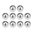 thumbnail image 1 of Uxcell Billes de Roulement Métriques en Acier Inoxydable 304 Grade G100 Billes de Précision 9 mm /0,35 Pouces, 1 of 5
