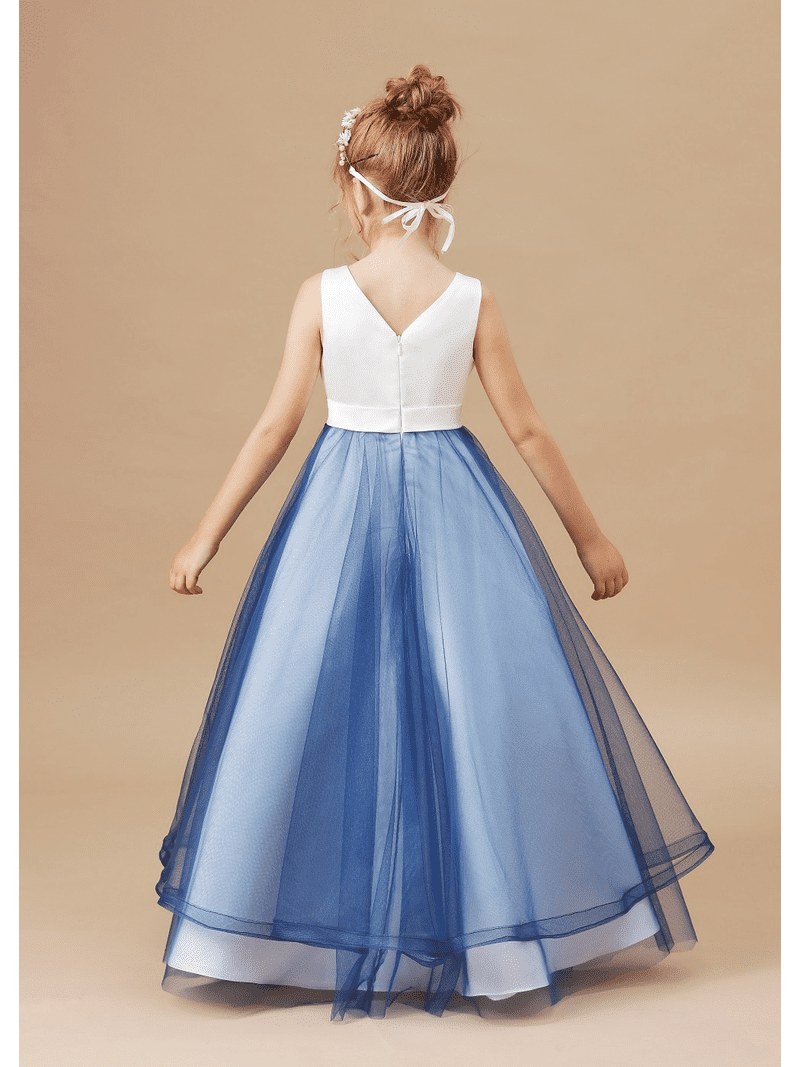 bridesmaid dresses for all sizes Plus Size Deep V Neck Ruffles Sleeves A Line Wholesale Bridesmaid Dresses main image 0