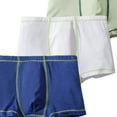 thumbnail image 5 of Boys' 3-Pack Solid Color Boxer Briefs, Soft and Breathable Kids Underwear for All-Day Comfort, 3-15 Years Dark Blue 13-14 Years, 5 of 7