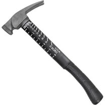 BOSS Hammer 14 Oz. Milled-Face Framing Hammer with Fiberglass Handle BH14TIPFM