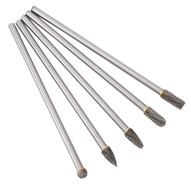 Conjunto De Rebabas De Carburo De Acero De Tungsteno, Herramienta De Impulsor De aleación De Largo De Doble Grano Para Grabar Grabado, Equipos Para Reparación Automotriz, Uso De