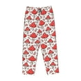 thumbnail image 4 of Haiem Amanita Red Mushroom Women's Pajama Pants Ultra Lightweight Pjs Bottoms Sleepwear Bottom Pants With Pocket Drawstring-Small, 4 of 9
