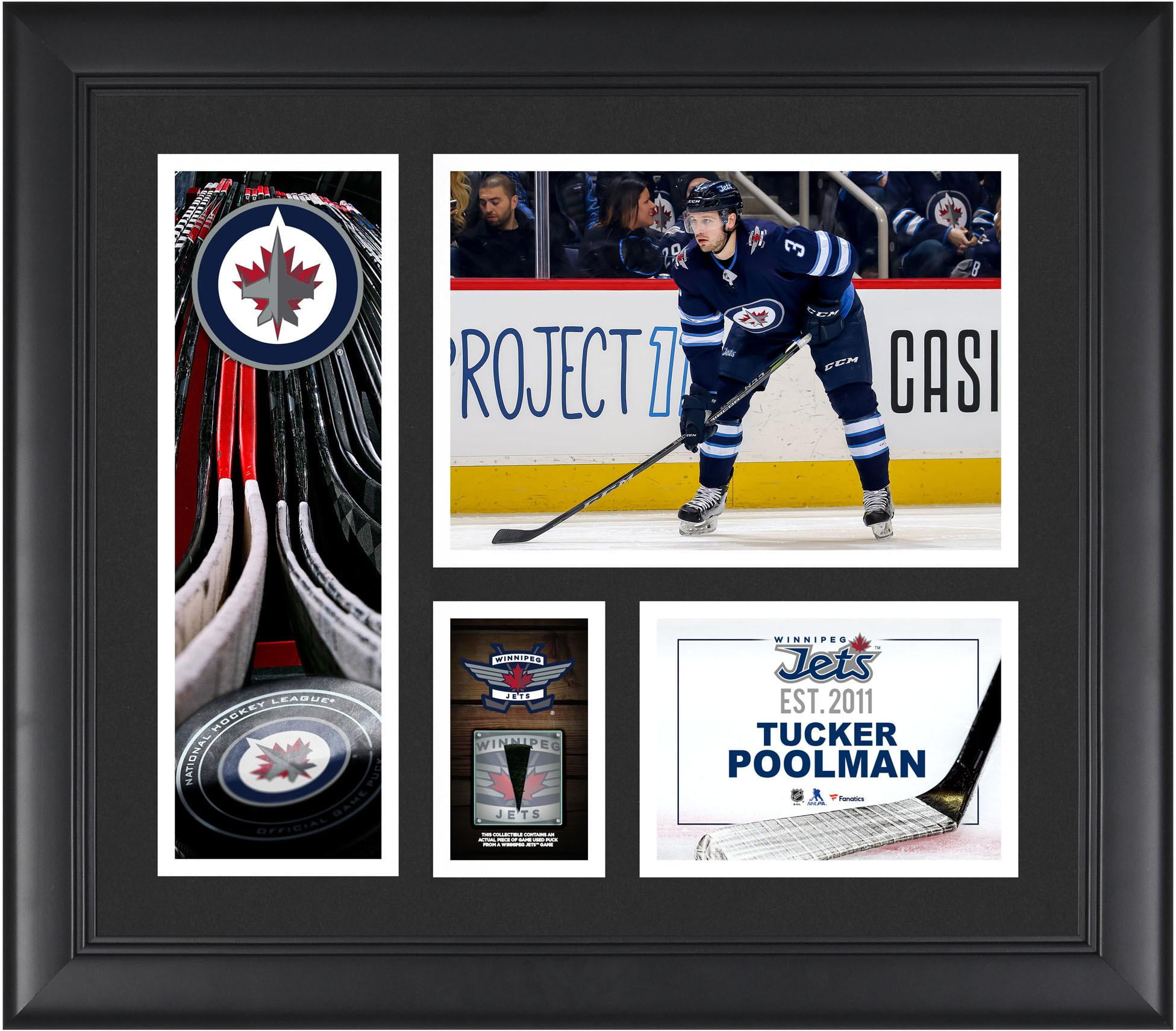 Tucker Poolman Winnipeg Jets Framed 15 X 17 Player Collage With A Piece Of Game Used Puck Fanatics Authentic Certified Walmart Com Walmart Com