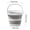 Gray, variant on Portable Foldable Water Bucket - Telescopic Water Container Lightweight Portable Carry Pail Multifunctional Tub for Car Washing Camping Hiking Picnic Beach Household Use