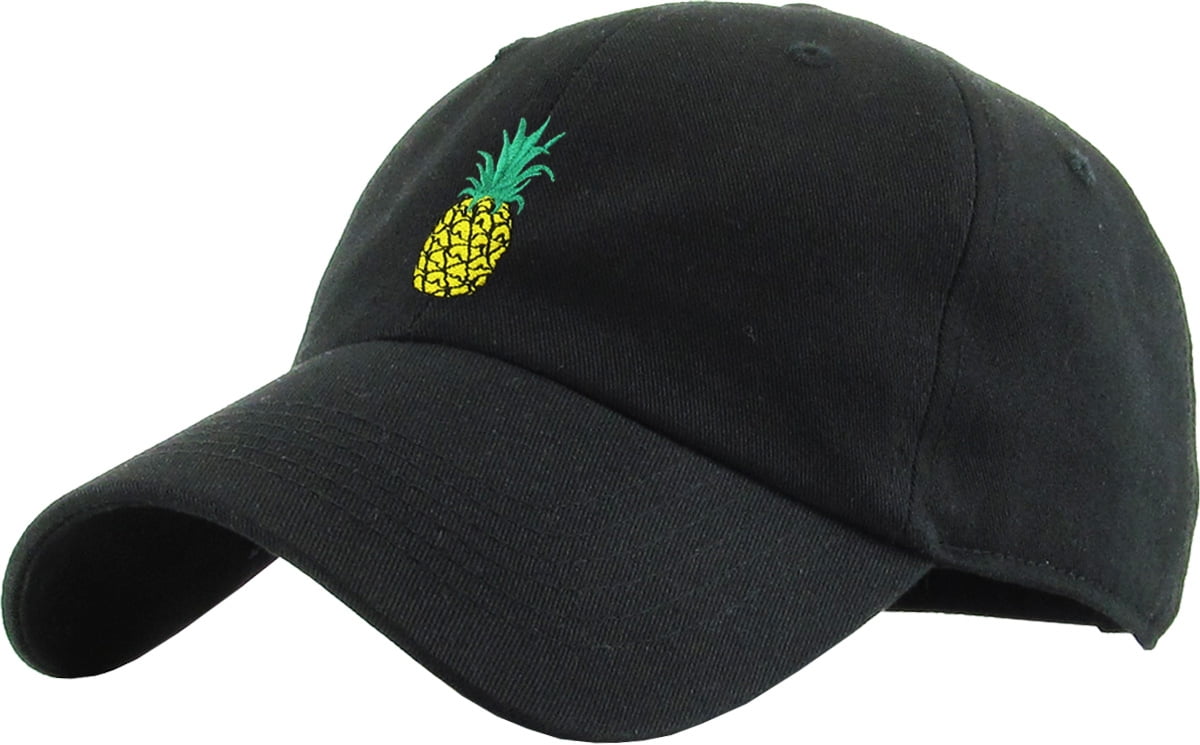 Pineapple Dad Hat Baseball Cap Polo Style Unconstructed Adjustable - Walmart.com