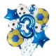 thumbnail image 5 of 11 globos de helio de aluminio para fútbol, decoraciones para fiestas de cumpleaños para niños, bolas de números verdes de 30 pulgadas, suministros para fiestas de fútbol, 5 of 5
