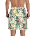 thumbnail image 3 of Naloa Tropical Flowers Men's Beach Shorts, Surfing shorts, Swim trunks, Quick Dry Swim Trunks for Surfing Beach Fun - XX-Large, 3 of 9