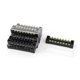 thumbnail image 1 of Conector de tornillo de doble fila 8P 600V 15A, bloque de terminales de barrera eléctrica, 10 piezas, 1 of 2