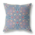 thumbnail image 5 of Amrita Sen Designs  20 x 20 in. Paisley Leaf Geo Broadcloth Indoor & Outdoor Zippered Pillow - Multi Color, 5 of 5