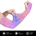 thumbnail image 2 of Kdxio Colorful Glitters Print UV Sun Protection Arm Sleeves - Tattoo Cover Up - Basketball Arm Sleeve UPF 50 Cooling for Men Women, 2 of 7