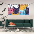 thumbnail image 2 of Picia Colorful Cats Pattern Art Pattern Party Banner, Festive Decoration, Holiday Banner, Celebration Decor, Event Banner, Reusable Party Banner-Small, 2 of 8