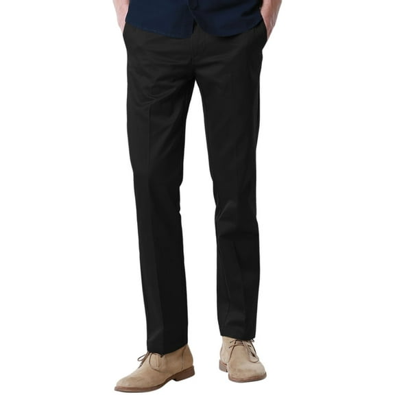 Matchstick Men's Cotton Straight Fit Casual Trouser Flat Front Suit Pants