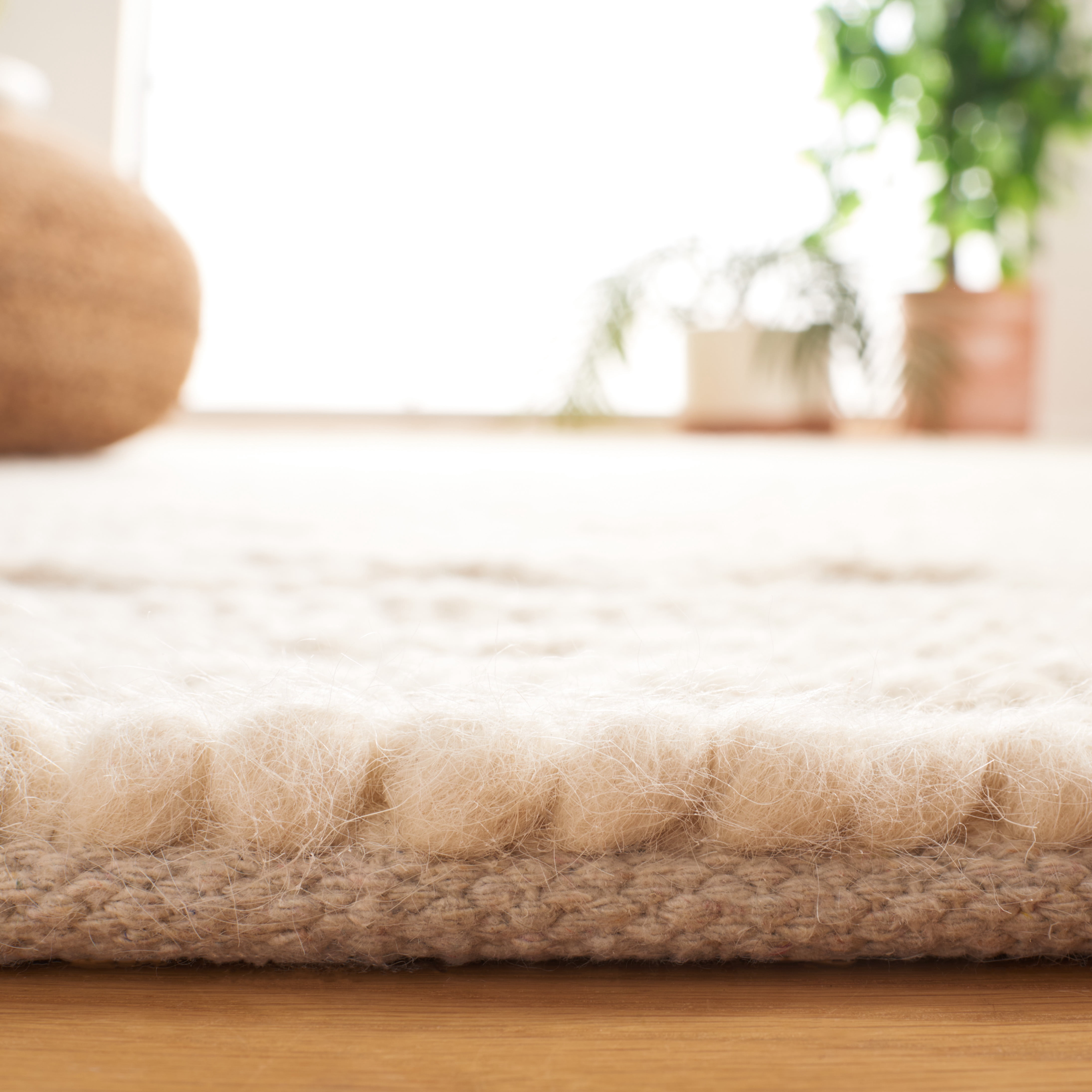 SAFAVIEH Natura Braylon Striped Area Rug, Light Beige, 8' x 10'