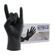 thumbnail image 1 of Guantes desechables Wostar de nitrilo negros, 100 unidades, sin látex en polvo, 1 of 8