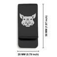 thumbnail image 2 of Stainless Steel Year of the Pig Zodiac Classic Slim Money Clip Credit Card Holder, 2 of 2